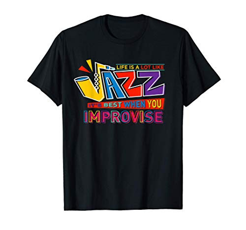 Free Jazz Experimental Avant-Garde Improvisation Saxophone T-Shirt