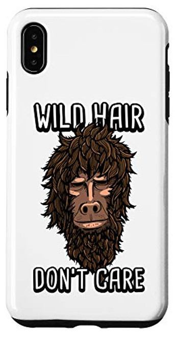 iPhone XS Max Bigfoot Wild Hair Dont Care Funny Sasquatch Case iPhone XS Max Bigfoot Wild Hair Dont Care Funny Sasquatch Case