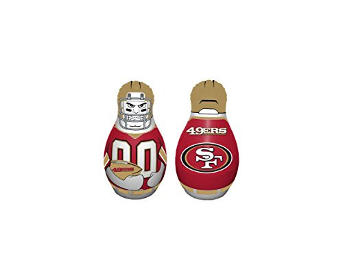 Fremont Die NFL San Francisco 49ers Bop Bag Inflatable Tackle Buddy Punching Bag Rookie 36 inch Tall Team Colors