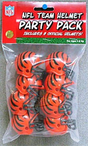 Riddell NFL Cincinnati Bengals Helmet Pocket ProTeam Helmet Party Pack Team Colors One Size