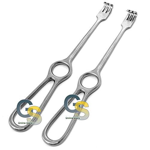 G.S VOLKMAN Retractor 3 Prong Sharp Blunt