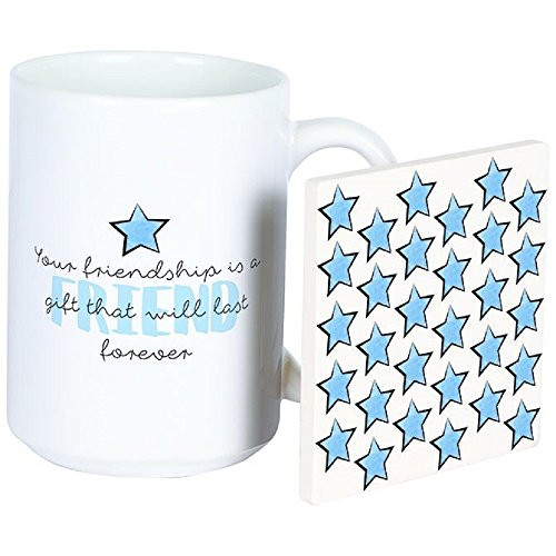 Carson"Friend" Mug & Coaster Set