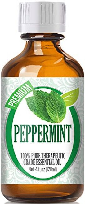 Peppermint Essential Oil - 100 percent Pure Therapeutic Grade Peppermint Oil - 120ml Peppermint Essential Oil - 100 percent Pure Therapeutic Grade Peppermint Oil - 120ml