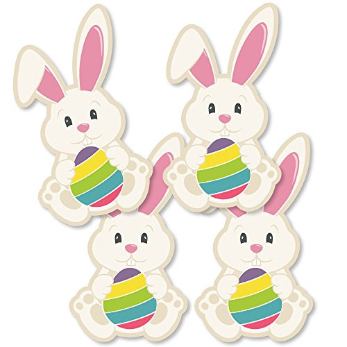 Hippity Hoppity - Bunny Decorations DIY Easter Party Essentials - Set of 20