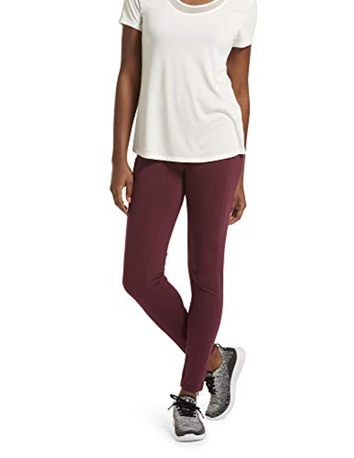 No Nonsense Womens Plus Cotton Lounge Legging with Pocket Napa 2X