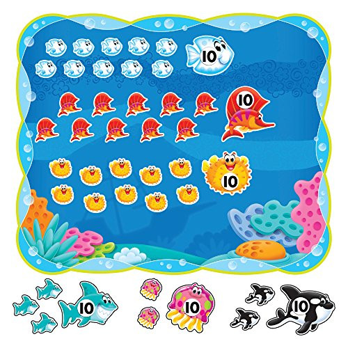 TREND ENTERPRISES INC. Sea Buddies 0-120 Bulletin Board Set