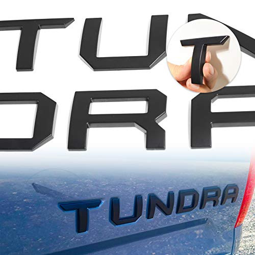 Tundra Emblem Decals 3D Tailgate Letters For 2022-2024 Toyota Tundra - Silver Raised Emblem Inserts Truck Customization Decals - Foto 11