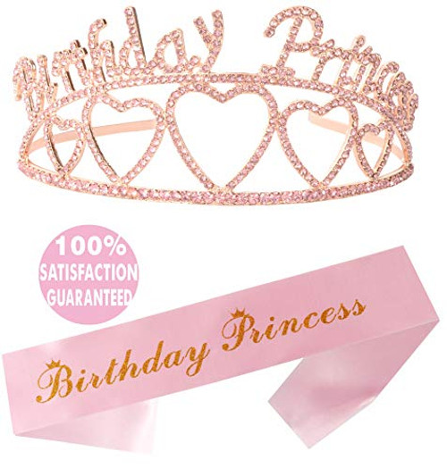 MEANT2TOBE Birthday Princess Sash and Tiara Birthday Girl Sash and Crown Happy Birthday Party Supplies Favors Decorations 13th 16th 21st 30th 40th 50th 60th 70th 80th 90th Birthday Pink MEANT2TOBE Birthday Princess Sash and Tiara Birthday Girl Sash and Crown Happy Birthday Party Supplies Favors Decorations 13th 16th 21st 30th 40th 50th 60th 70th 80th 90th Birthday Pink
