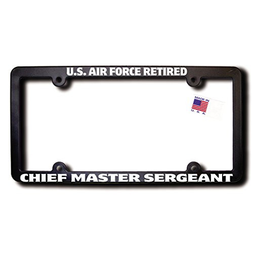 James E. Reid Design U.S. Air Force Retired Chief Master Sergeant License Frame James E. Reid Design U.S. Air Force Retired Chief Master Sergeant License Frame