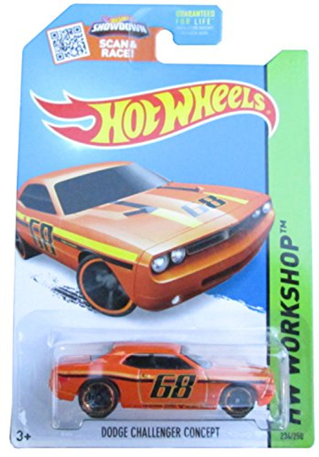 Hot Wheels 2015 HW Workshop Dodge Challenger Concept 234/250, Orange Hot Wheels 2015 HW Workshop Dodge Challenger Concept 234/250, Orange
