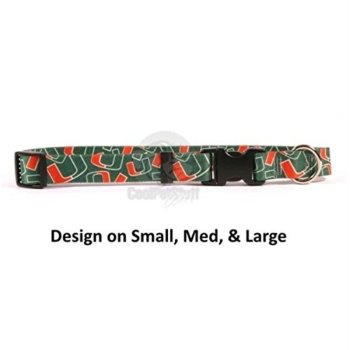 Pet Care Preferred Miami Hurricanes Nylon Collar - Medium