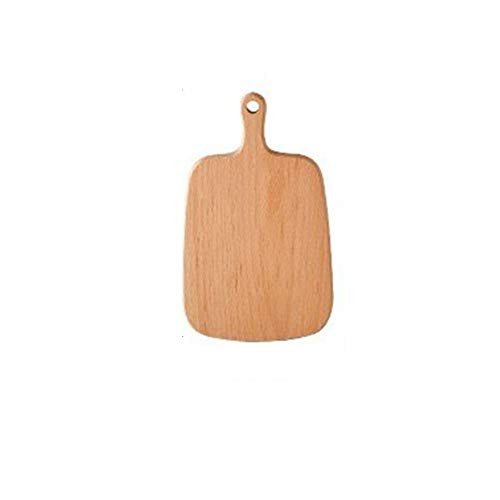 ERSHIYI 1pc Wood Cutting Board with Handle Long Wooden Cheese Board Wooden Kitchen Chopping Board for Meat Cheese Bread Vegetables Fruits 1