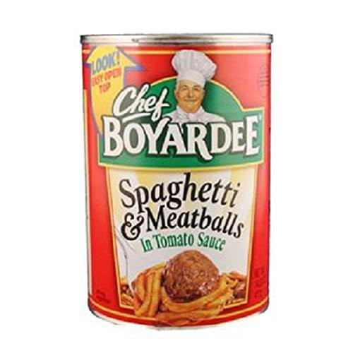 Chef Boyardee Spaghetti  and  Meatballs Can Count 1 - Spaghettis  and  Pasta   Grab Varieties  and  Flavors