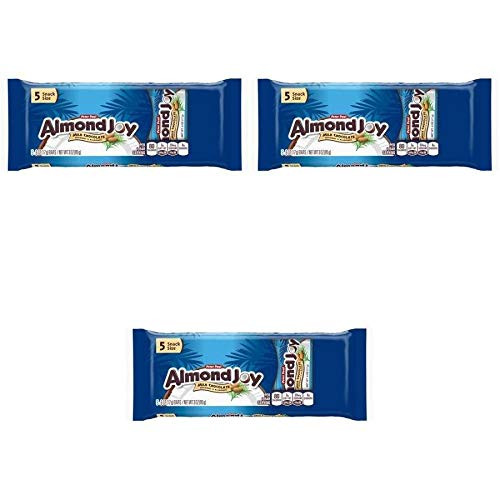 Almond Joy Mini Snack Bars 5ct 3 Oz Pack of 3 Almond Joy Mini Snack Bars 5ct 3 Oz Pack of 3