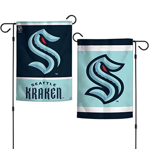 WinCraft NHL Seattle Kraken Flags 12x18 Team Colors One Size WinCraft NHL Seattle Kraken Flags 12x18 Team Colors One Size