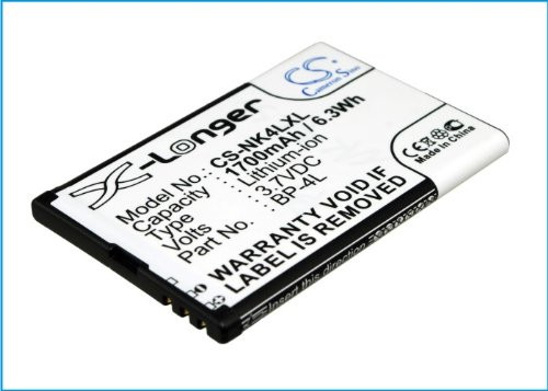 XSP 1700mAh Replacement Battery for Nokia 6760 Slide E52 E55 E61i E63 Part NO BP-4L Parts Battery Batteries XSP 1700mAh Replacement Battery for Nokia 6760 Slide E52 E55 E61i E63 Part NO BP-4L Parts Battery Batteries