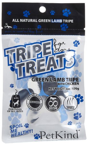 Petkind 328042 Lamb Tripe With Chicken Treats Pouch For Pets 6-Ounce