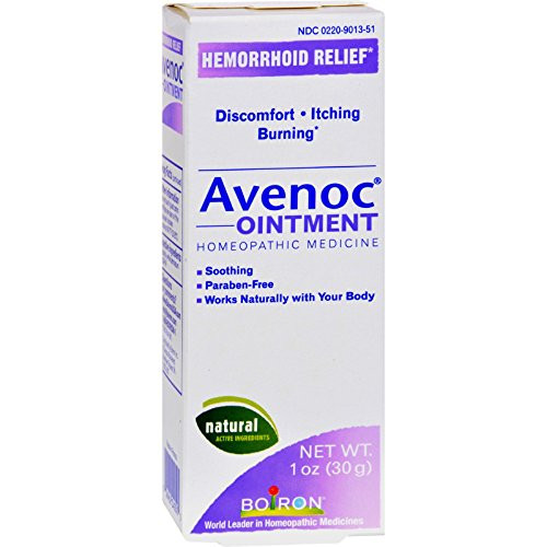 Boiron Avenoc Ointment - Hemorrhoid Relief - Homeopathic - 1 oz  Pack of 2