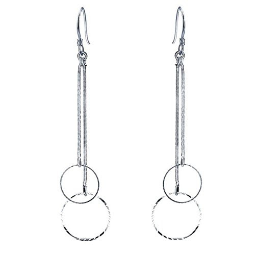 Freedi Alloy Linear Dangle Earrings Elegant Tassel Cocktail Party Drop Earrings for Women