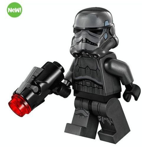LEGO Star Wars Shadow Stormtrooper Minifigure with Blaster from 75079.