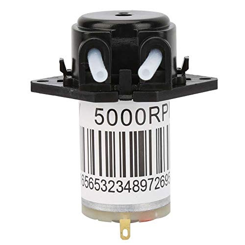 Dc Self-Priming PumpSelf-Priming Pump 6V Miniature Silent Peristaltic Pump Titration Dc Self-Priming Pump High Pressure Brush Pump Motor Pump Micro Water Pump  Flat Black