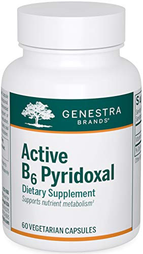 Genestra Brands - Active B6 Pyridoxal - Pyridoxal-5-Phosphate  P5P  Supplement - 60 Capsules