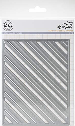 PINKFRESH STUDIO PINKFRESH DIE usone size Fancy Diagonal Stripes