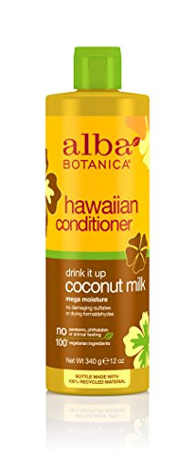 Alba Botanica Natural Hawaiian Conditioner Coconut Milk 12 oz  Pack of 2