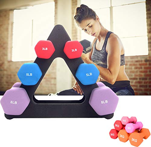 Dumbbell Rack Weight Tree Stand Rack 3 Tier Weight Rack for Dumbbells Holds 30 Pounds Weight Lifting Dumbbell for Home Dumbbell Stands Home Workout Black Dumbell Stand  Without Dumbbells