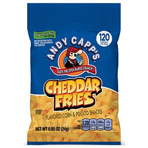 Andy Capps Cheddar Flavored Fries 0.85 oz 72 Pack