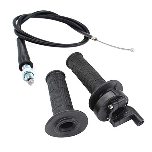 USPEEDA Handlebar Grip Throttle Cable for Coleman CT200U Trail 200 Mini 196cc Bike