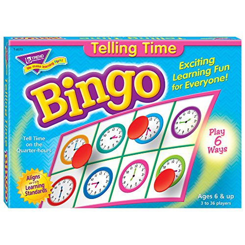Telling Time Bingo Game