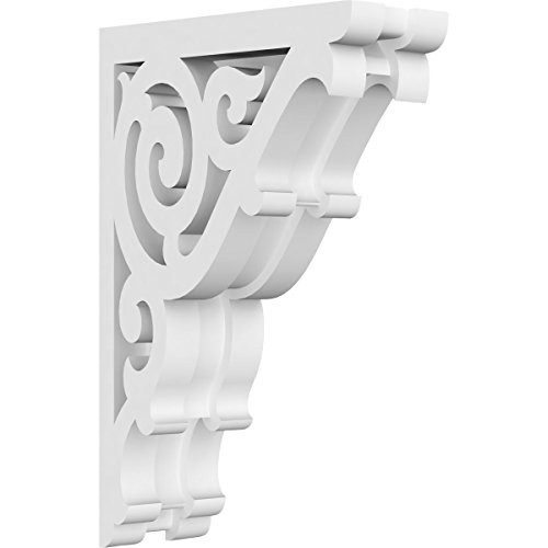 Ekena Millwork CORP01X04X07AT PVC Corbel 1 7 8 inchW X 4 1 2 inchD X 7 inchH White Ekena Millwork CORP01X04X07AT PVC Corbel 1 7 8 inchW X 4 1 2 inchD X 7 inchH White