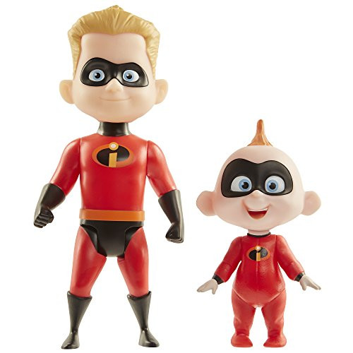 Disney Pixar Incredibles 2 Dash & Jack-Jack Figures by Jakks Pacific