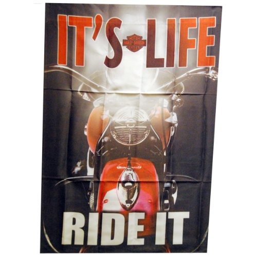 HD Harley-Davidson Its Life Ride It Garden Flag