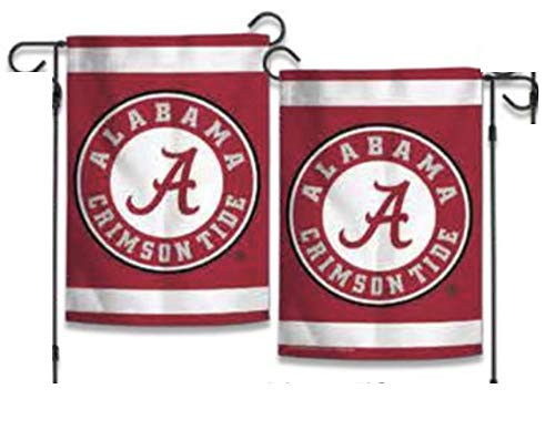 WinCraft NCAA University of Alabama Crimson Tide 12x18 2-sided Garden Flag WinCraft NCAA University of Alabama Crimson Tide 12x18 2-sided Garden Flag