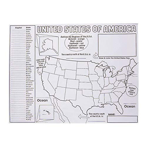 Fun Express Cyo All About The United States - 30 Pieces - Educational and Learning Activities for Kids Fun Express Cyo All About The United States - 30 Pieces - Educational and Learning Activities for Kids