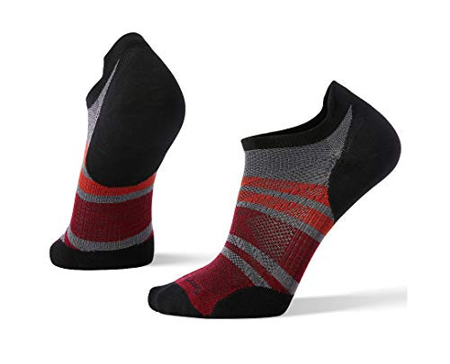 Smartwool PhD Run Ultra Light Pattern Micro Graphite MD  Mens Shoe 6-8.5