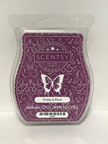 Scentsy Pretty  and  Plum Wickless Candle Tart Warmer Wax 3.2 fl oz