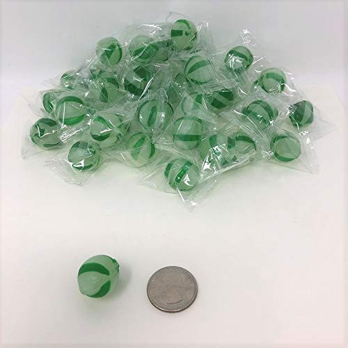 Spearmint Balls 2 pounds spearmint candy striped wrapped hard candy bulk candy