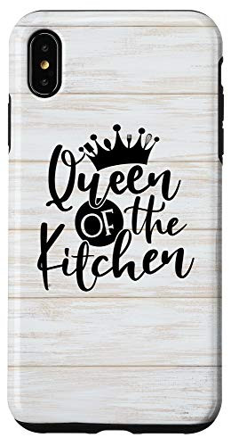 iPhone XS Max Queen Of The Kitchen Cooking Lover Girl Gift For Chef Case