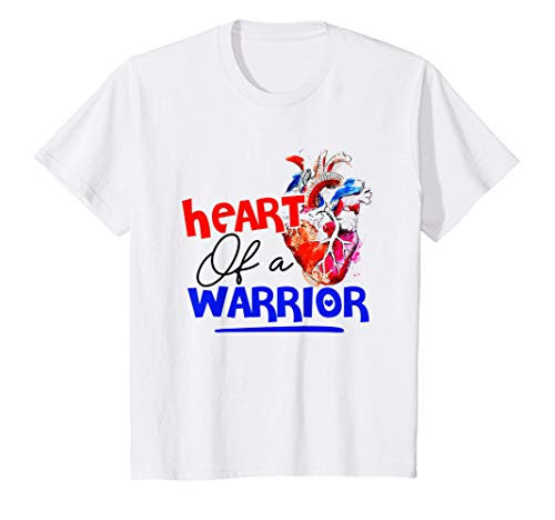 Kids Heart Of Warrior Congenital Heart Disease CHD Baby Children T-Shirt