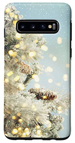 Galaxy S10 Christmas Tree Pinecone Xmas Ornament Xmas Gift Phone Case
