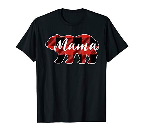 Buffalo Plaid Mama Bear T-shirt Mothers Day Gifts Buffalo Plaid Mama Bear T-shirt Mothers Day Gifts