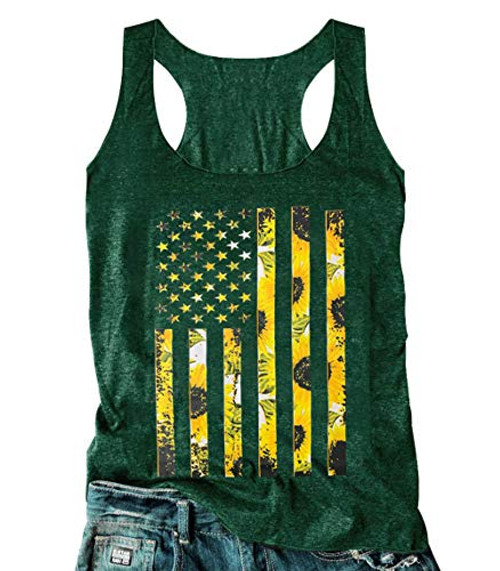 Umsuhu 4th of July Tank Tops Shirts for Women Distressed American USA Flag Patriotic Tank Tops Shirts Medium Green Umsuhu 4th of July Tank Tops Shirts for Women Distressed American USA Flag Patriotic Tank Tops Shirts Medium Green
