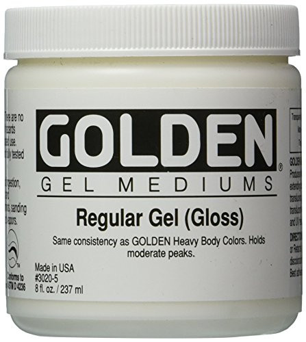 Golden Regular Gloss Gel Medium-8 ounce (30205)