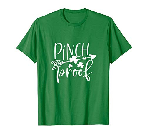 Pinch Proof Funny Cute Shamrock Saint St. Patricks Day T-Shirt