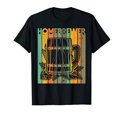 Retro Homebrewer Home Brew Craft Beer Stein T-Shirt