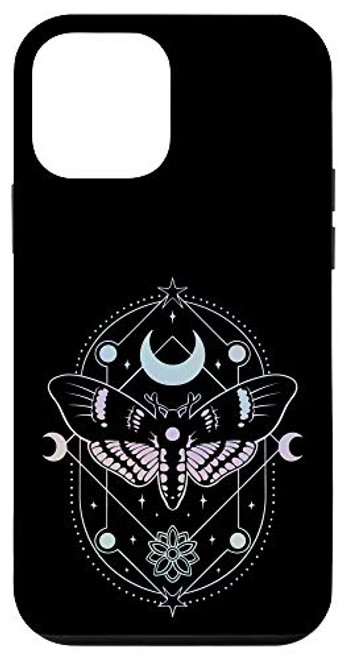 iPhone 12 mini Witchy Celestial Lunar Moth Crescent Moon Stars Gift Case iPhone 12 mini Witchy Celestial Lunar Moth Crescent Moon Stars Gift Case