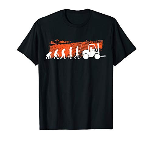 Evolution forklift   Forklift driver warehouse worker T-Shirt